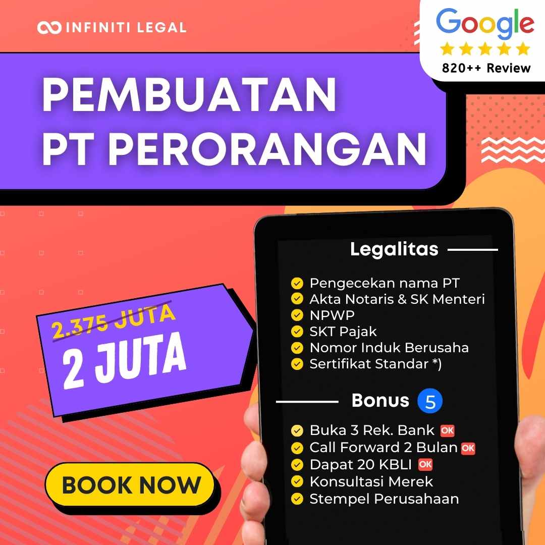 jasa pembuatan pt perorangan