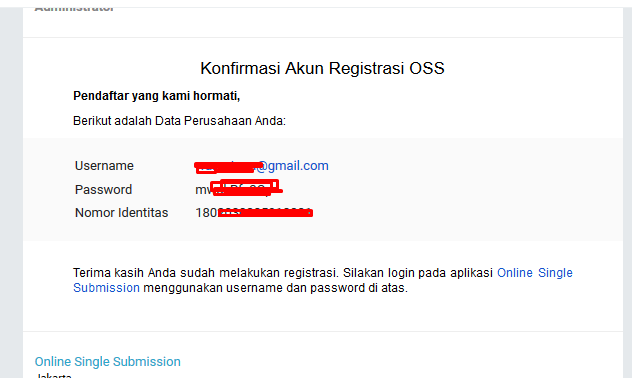 email konfirmasi oss